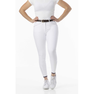 Pantaloni Equithème Yolande riciclati Bianco Pantaloni Equithème Yolande riciclati Bianco