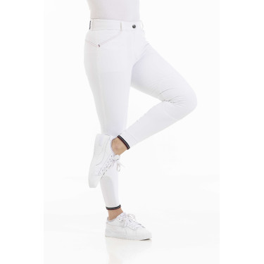 Pantaloni Equithème Yolande riciclati Bianco Pantaloni Equithème Yolande riciclati Bianco