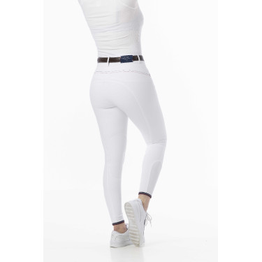 Pantaloni Equithème Yolande riciclati Bianco Pantaloni Equithème Yolande riciclati Bianco