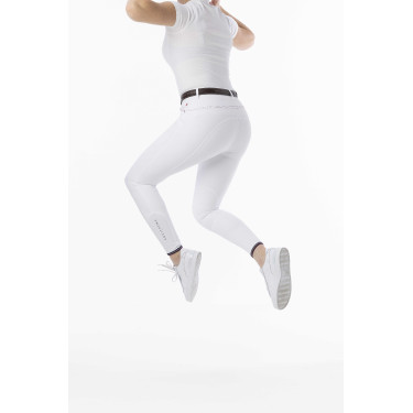 Pantaloni Equithème Yolande riciclati Bianco Pantaloni Equithème Yolande riciclati Bianco