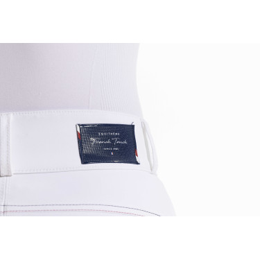 Pantaloni Equithème Yolande riciclati Bianco Pantaloni Equithème Yolande riciclati Bianco