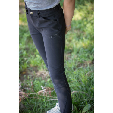 Pantaloni da equitazione Élégance Pénélope Nero