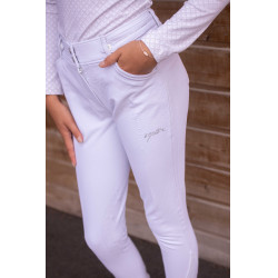 Pantaloni da equitazione Élégance Pénélope Bianco Pantaloni da equitazione Élégance Pénélope Bianco