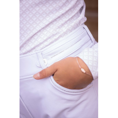 Pantaloni da equitazione Élégance Pénélope Bianco Pantaloni da equitazione Élégance Pénélope Bianco