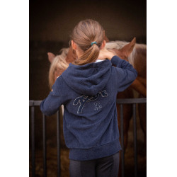 Felpa Eden di Pénélope Capu Towel Blu navy