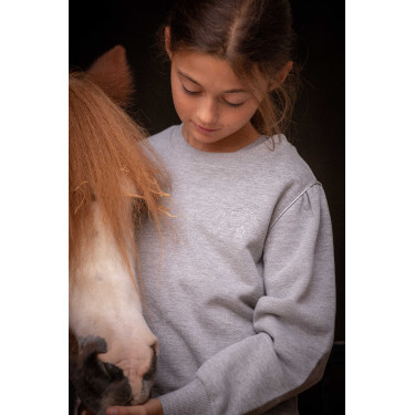 Felpa Pénélope Cassou Grigio melange