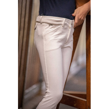 Pantaloni Eden by PL Point Sellier Bianco