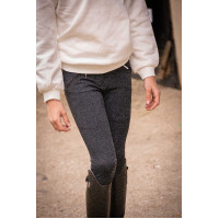 Pantaloni da equitazione Romy Pénélope bambino Grigio melange