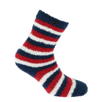 Calzini Equithème Chenille Marino / rosso / bianco