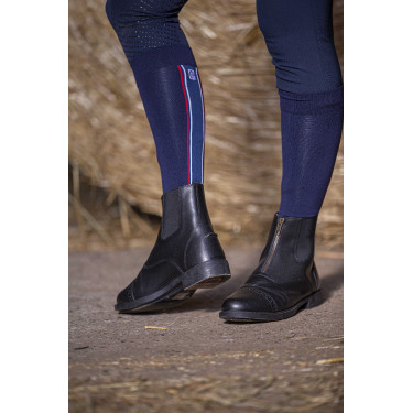 Calze Equithème Classic blu-bianco-rosso Calze Equithème Classic blu-bianco-rosso