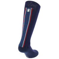 Calze Equithème Classic blu-bianco-rosso Blu navy