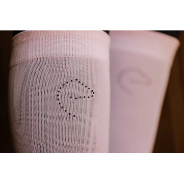 Calzini Equithème Compet Ti amo Rosa antico / antracite Calzini Equithème Compet Ti amo Rosa antico / antracite