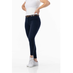 Pantaloni Riding World Memphis donna Blu navy