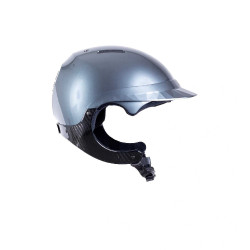 Casco da equitazione Naca Gravity XP Grigio grafite lucido / nero Casco da equitazione Naca Gravity XP Grigio grafite lucido / nero