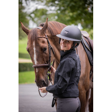 Casco Penelope visiera lunga Nero opaco