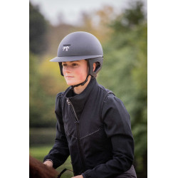 Casco Penelope visiera lunga Nero opaco