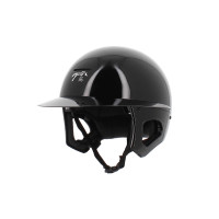Casco Penelope visiera lunga Nero lucido