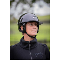 Casco Penelope visiera lunga Nero lucido Casco Penelope visiera lunga Nero lucido