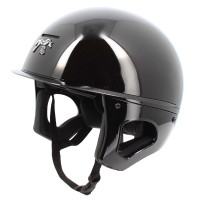 Casco Penelope visiera corta Nero lucido