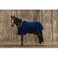Camicia in pile Equithème Vague Blu navy Camicia in pile Equithème Vague Blu navy