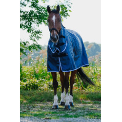 Cappotto antipioggia combo Riding World Blu navy