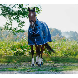 Cappotto antipioggia combo Riding World Blu navy