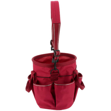 Borsa da toelettatura multipocche Riding World Bordeaux