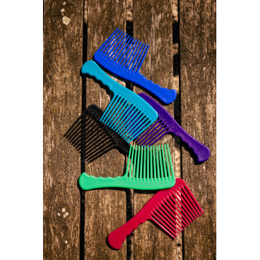 Pettine a denti larghi in P.V.C Hippotonic Soft Nero