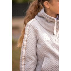 Felpa Pénélope Pépita Grigio Felpa Pénélope Pépita Grigio