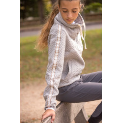 Felpa Pénélope Pépita Grigio Felpa Pénélope Pépita Grigio