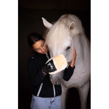 Guanto per la strigliatura Pénélope Nero