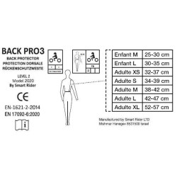 Dorsale Equithème Cox Nero / rosso