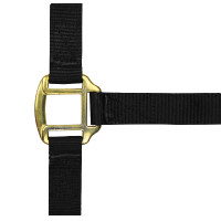 Capestro in nylon foderato in cuoio Norton Nero Capestro in nylon foderato in cuoio Norton Nero