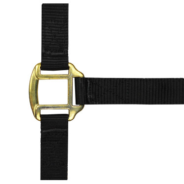 Capestro in nylon foderato in cuoio Norton Nero