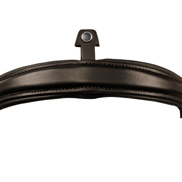 Museruola speciale da dressage Stübben combinata 2300 Leitrim Nero / nero argentato