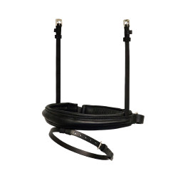 Museruola speciale da dressage Stübben combinata 2300 Leitrim Nero / nero argentato