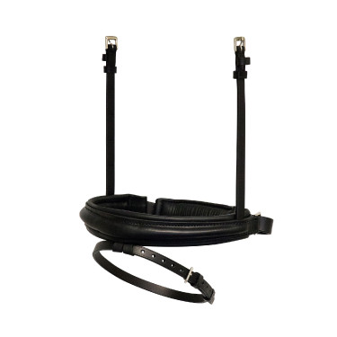 Museruola speciale da dressage Stübben combinata 2300 Leitrim Nero / nero argentato