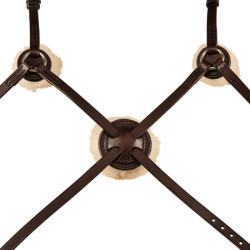 Museruola messicana Stübben 2300 Leitrim Ebano / ebano argentato