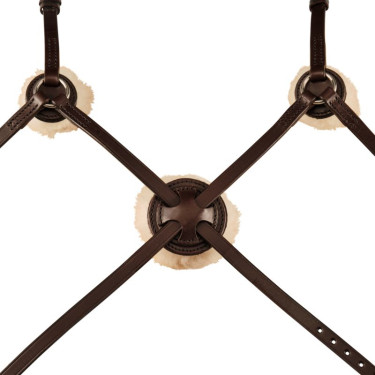 Museruola messicana Stübben 2300 Leitrim Ebano / ebano argentato