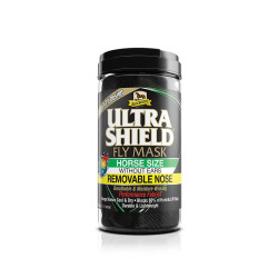 Maschera anti-mosche senza orecchie con protezione per il naso Absorbine Ultrashield