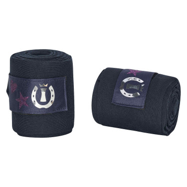 Fasce da polo Imperial Riding Cosmic Sparkle Marina Blu marino