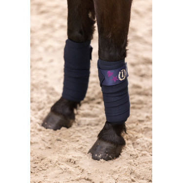 Fasce da polo Imperial Riding Cosmic Sparkle Marina Blu marino