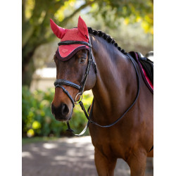 Cuffia anti-mosche LeMieux Classic Mirtillo rosso Rosa