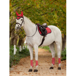 Sottosella misto LeMieux Loire Classic GP Square Mirtillo rosso Rosa