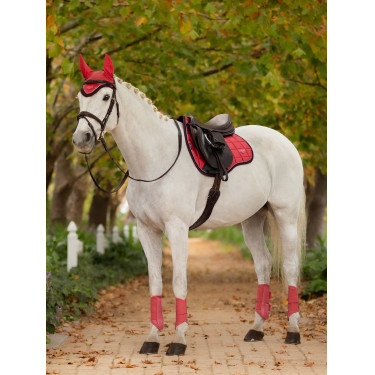 Sottosella misto LeMieux Loire Classic GP Square Mirtillo rosso Rosa Sottosella misto LeMieux Loire Classic GP Square Mirtillo rosso Rosa
