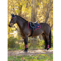 Sottosella misto LeMieux Loire Classic GP Square Blu marino / mirtillo rosso