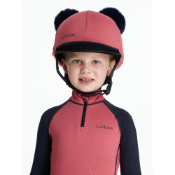 Berretto doppio pompon Mini LeMieux Mirtillo rosso Rosa