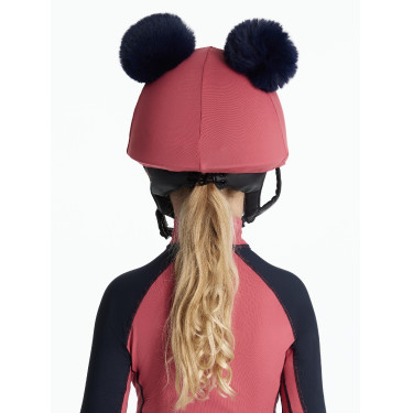 Berretto doppio pompon Mini LeMieux Mirtillo rosso Rosa