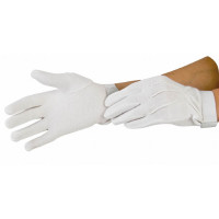 Guanti da iniziazione in cotone T de T Bianco