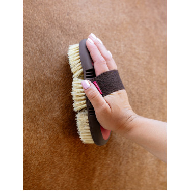 Spazzola LeMieux Flexi Scrubbing Mirtillo rosso Rosa Spazzola LeMieux Flexi Scrubbing Mirtillo rosso Rosa